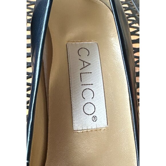 Foley's Calico Mid-Heel Navy Dress Shoes Women's Size 6M (READ) - Picture 8 of 16